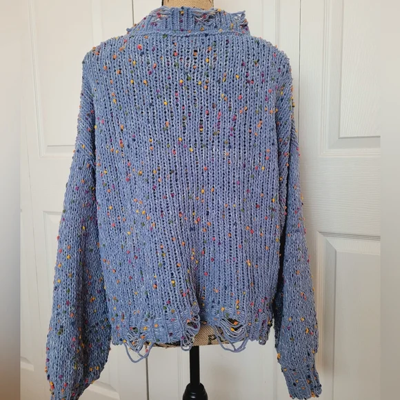 💙 POL Distressed Sweater - Picture 6 of 6